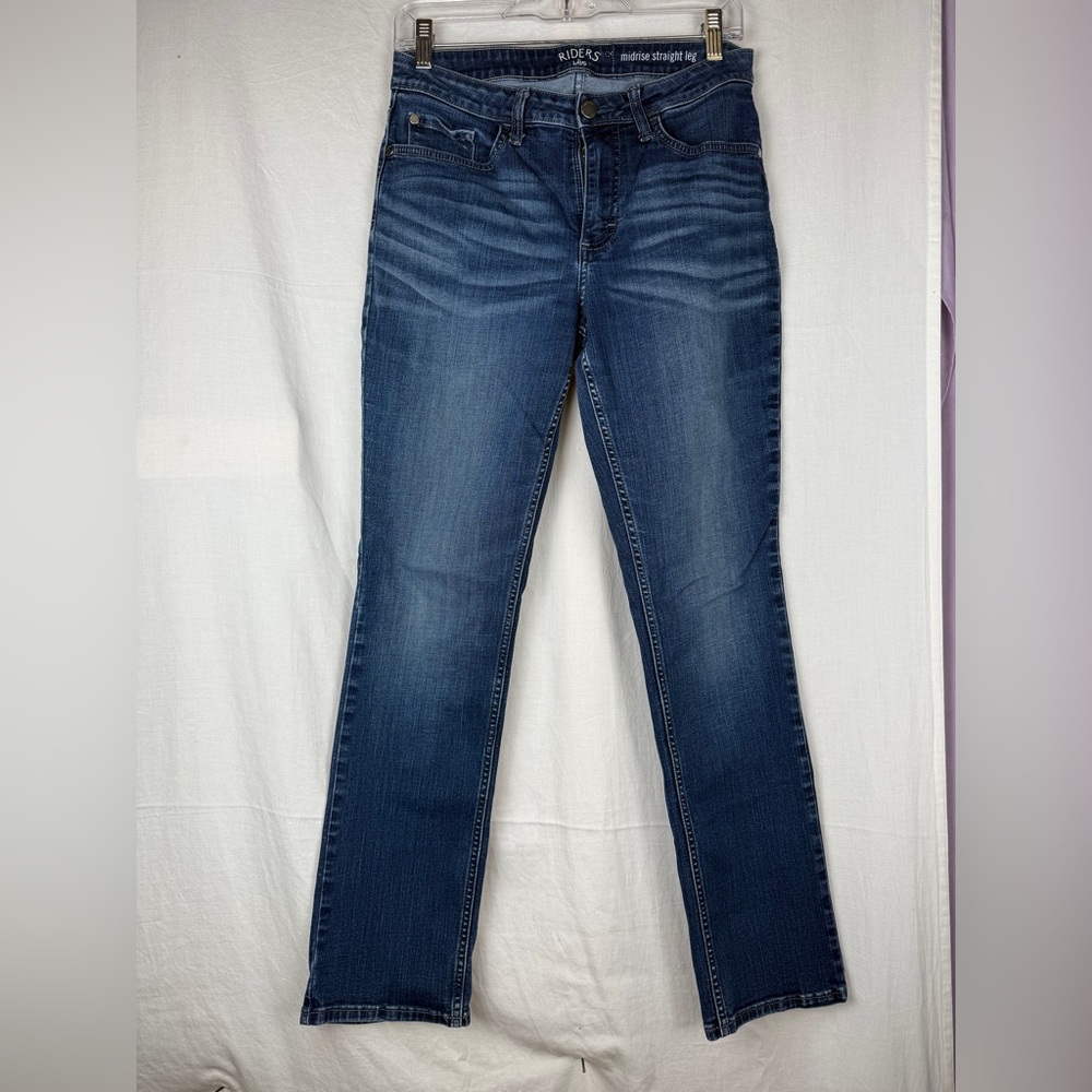 Lee Women's Dark Blue Straight Leg Jeans